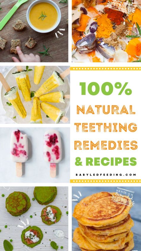 These are 100% natural and most effective natural teething remedies for soothing pain. They also offer tons of additional health benefits for your babies! Teething Recipes, Natural Teething Remedies Baby, Teething Baby Remedies, Baby Remedies, Baby Led Weaning First Foods, Teething Toddler, Baby Led Feeding, Healthy Finger Foods, Teething Remedies