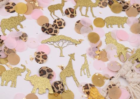 Amazon.com: Safari Baby Shower Decorations for Girl or Safari Birthday for Girl, Pink Jungle Baby Shower Decorations,Animal Confetti, 525 pieces : Handmade Products Name Confetti, Safari Baby Shower Girl, Baby Shower For Girl, Jungle Baby Shower Decorations, Safari Baby Shower Decorations, Safari Party Decorations, Pink Safari, Baby Shower Safari Theme, Animals Jungle