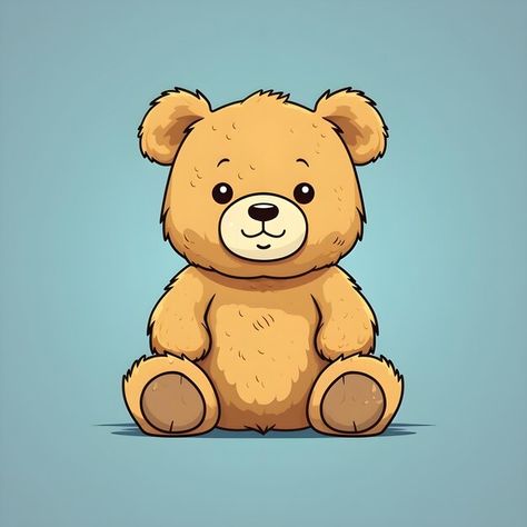 Photo cute amp adorable teddy bear with ... | Premium Photo #Freepik #photo Teddy Bear Illustration, Cartoon Heart, Photo Cute, Bear Illustration, Heart Images, Face Expressions, Comic Illustration, Bear Cartoon, Bedtime Stories