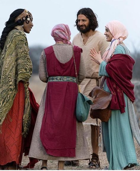 The Chosen Womens Costumes, Jewish Woman Clothing, Prophet Stories, Biblical Clothing, Chosen Cast, Biblical Women, Bible People, Biblical Costumes, Nativity Costumes