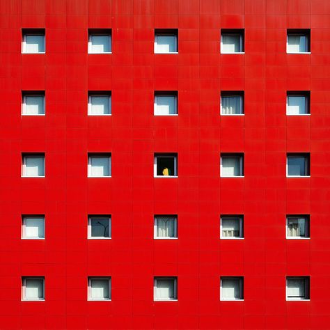 Minimal Photography, Composition Photography, Minimalist Photography, Architectural Photography, Minimalist Architecture, Foto Art, Architecture Old, Architecture Photo, Red Aesthetic