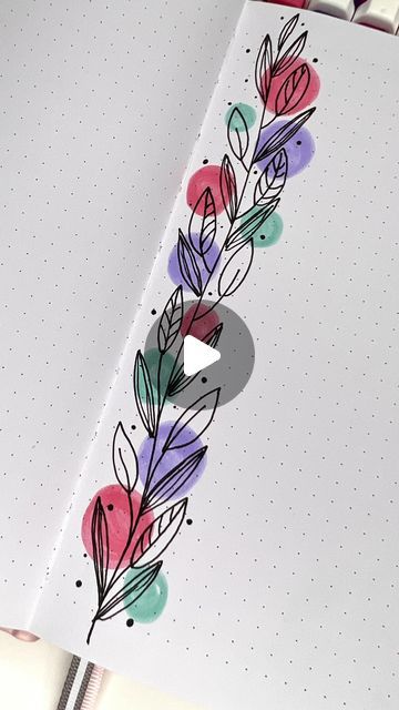 Sof (Sophia Martins) on Instagram: "30 seconds margin idea 💐  #cadernoorganizado #ideiasdemargemparacaderno #marginideas" Easy Margin Designs, Bullet Journal Design Ideas, Journal Design, Flower Painting, Taylor Swift, Scrapbooking, Art Journal, Bullet Journal, Doodles