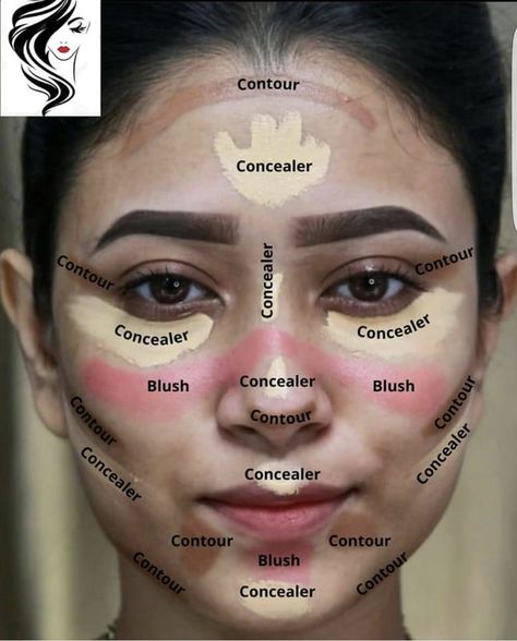 Face Makeup Guide, Makeup Routine Guide, Face Contouring Makeup, Dag Make Up, Membentuk Alis, Makeup Order, Flot Makeup, Beginners Eye Makeup, Simple Makeup Tips