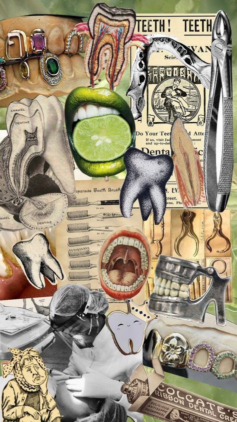 #dentistry #dental #teeth #tooth #vintage #dentist Dental Art Artworks, Dental Hygiene Aesthetic, Dentistry Wallpaper, Dentist Wallpaper, Tooth Wallpaper, Dentist Aesthetic, Dentistry Aesthetic, Vintage Dentist, Dentist Student