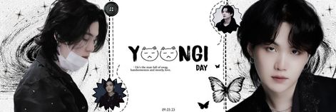 Yoongi day Yoongi Cover Photo Facebook, Suga Header, Notebook Wallpaper, Facebook Header, Bts Header, Twitter Header Aesthetic, Twitter Banner, Banner Gif, Header Photo