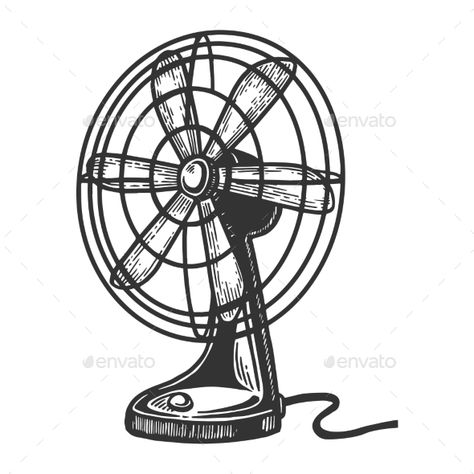 Old Table Fan Engraving Vector Illustration #Fan, #Table, #Engraving, #Illustration Table Fan Illustration, Table Fan Drawing, Fan Illustration, Morning Drawing, Bee Sketch, Table Drawing, Wings Sketch, Saved Pictures, Drawing Refrences