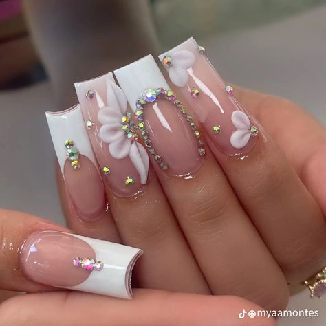 Acrylic Nail Designs Classy, Cowboy Nails, Dragon Tattoo Ideas, Dragon Tattoos, Nails Design With Rhinestones, Colored Acrylic Nails, Girly Acrylic Nails, Acrylic Nails Coffin Pink, Long Square Acrylic Nails