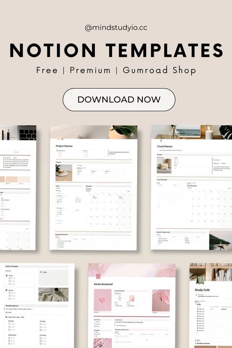 Notion Inventory Template, Pink Notion, Study Planner Printable Free, Student Daily Planner, Free Notion Templates, Study Planner Free, Template Study, Notion Inspiration, Organization Templates
