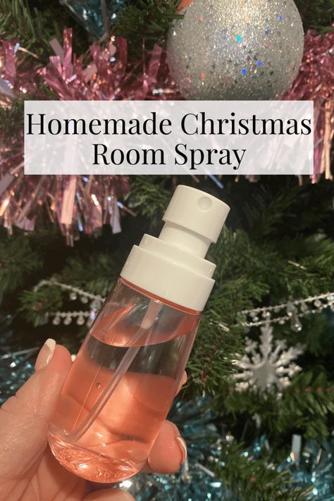 Homemade Christmas Room Spray.... | The Diary of a Frugal Family House Decorations Diy, Diy Christmas House, Room Decorations Diy, Christmas Bedroom Decorations, Christmas House Decorations, Homemade Room Spray, Christmas Room Spray, Christmas Room Decorations, Diy Christmas Room