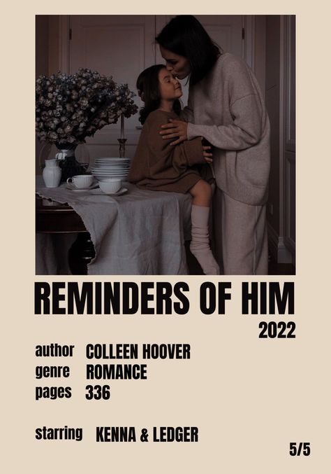 Reminders Of Him Aesthetic, Reminders Of Him, Literature Posters, Aesthetics Quote, Book Wallpaper, Book Wall, Colleen Hoover, Book Posters, Book Boyfriends