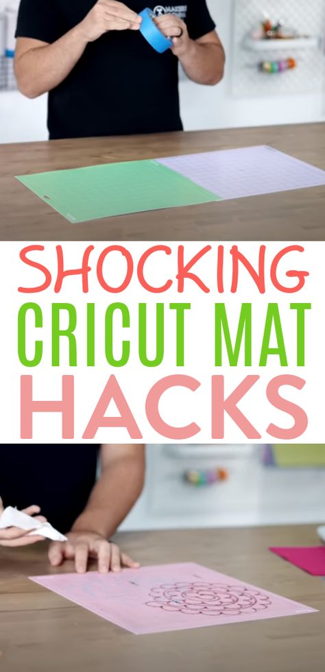 How To Store Cricut Mats, Cricut Mats Guide, Cricut Beginner How To Use, Cricut Mat Storage, Cricuit Ideas Diy Projects Christmas, Cricut Hacks Tips And Tricks, Cricut Maker 3 Projects Beginner, Cricut Mat Sticky Again, Easy Cricut Projects For Beginners