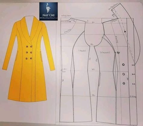 Pattern Drafting Bodice, Pola Jaket, Learn Sewing, Blazer Pattern, Coat Pattern Sewing, Sewing Clothes Women, Fashion Design Patterns, Suit Pattern, Fashion Sewing Tutorials