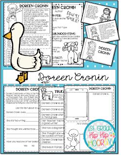 Donald Crews Author Study, Author Studies For First Grade, Laura Numeroff Author Study, Johnny Tremain Novel Study, Because Of Winn Dixie Novel Study, Doreen Cronin, Doctor Birthday, Classroom Incentives, The Great Doctor