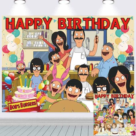 Bobs Burgers Birthday Party Ideas, Bobs Burgers Party Ideas, Bobs Burgers Birthday Party, Bobs Burgers Party, Bobs Burgers Birthday, Burger Birthday, Burger Party, Birthday Gifts For Boyfriend Diy, Boyfriend Diy