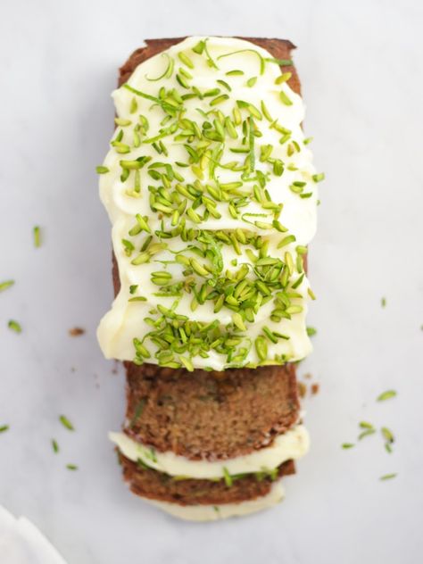 This delicious Courgette Cake recipe is so easy to make, packed with lime and topped with delicious mascarpone cream cheese frosting icing. The perfect summer bake to use your vegetables in! Also easily made Gluten Free. #courgettecake #cakerecipe #easycake #summercake #tamingtwins #zucchini #zucchinicake Fluff Cake Recipe, Courgette Cake Recipe, Fluff Cake, Lime Frosting, Nutella Recipes Cake, Courgette Cake, Pistachio Nut, Chocolate Orange Cheesecake, Best Zucchini Recipes