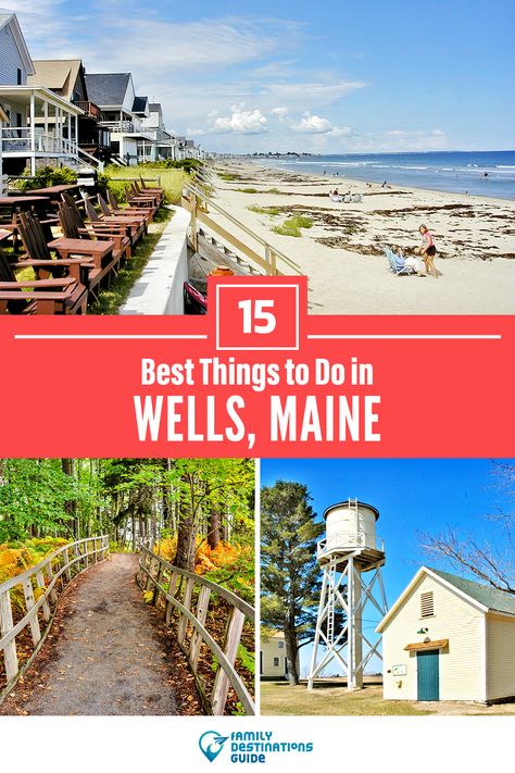 Want to see the most incredible things to do in Wells, ME? We’re FamilyDestinationsGuide, and we’re here to help: From unique activities to the coolest spots to check out, discover the BEST things to do in Wells, Maine - so you get memories that last a lifetime! #wells #wellsthingstodo #wellsactivities #wellsplacestogo What To Do In Maine In Summer, Vacation In Maine Things To Do In, Wells Maine Things To Do In, Wells Maine, Places To See In Maine, Must See Places In Maine, Ogunquit Maine Things To Do, Yarmouth Maine, Wells Beach Maine