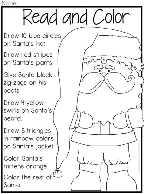 New Years Classroom Activities, Nanny Activities, Winter Worksheets, Christmas Lesson, Craft Halloween, Christmas Teaching, Classroom Christmas, Christmas Worksheets, Christmas Kindergarten