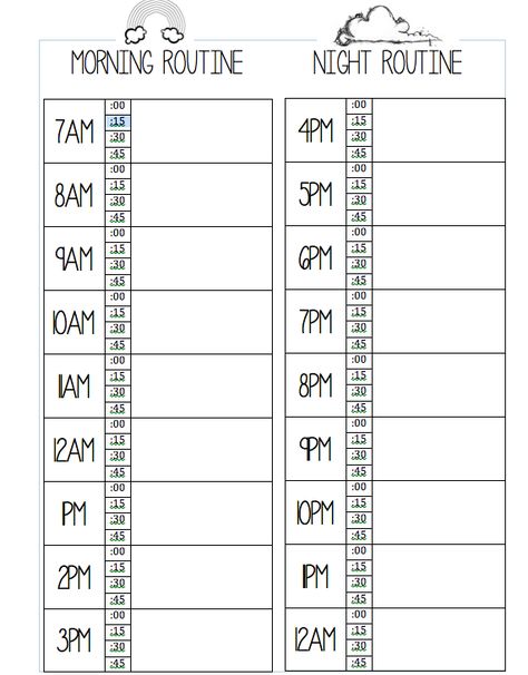 MsWenduhh Planning & Printing: How To Get A Scheduled Routine Going for Stay at Home Moms Plus Tips & a Routine Template Download Planner Schedule Template, Weekend Schedule Template, Morning Routine Schedule Template, Routine Template Free Printable, Daily Routine Template Free Printable, Weekend Planner Template, Morning Routine Template Free Printable, Daily Routine Planner Free Printable, Night Routine Template