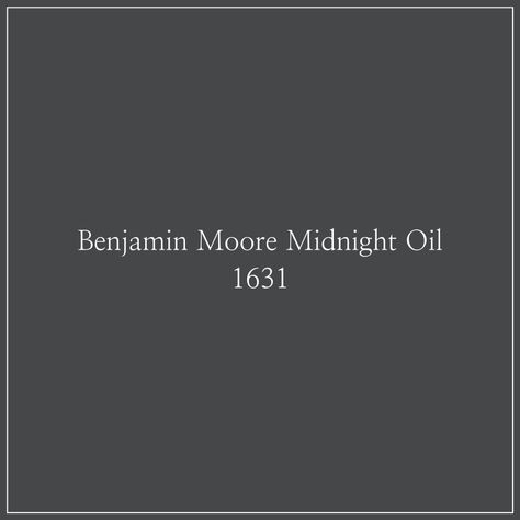 The Best Dark & Moody Paint Colors for Cabinets and Trim - Benjamin Moore Midnight Oil 1631 Benjamin Moore Graphite Cabinets, Bm Midnight Oil, Benjamin Moore Dark Colors, Midnight Oil Cabinets, Dark Island Paint Colors, Benjamin Moore Midnight Cabinets, Midnight Benjamin Moore Paint, Deep Caviar Benjamin Moore, Dark Moody Paint Colors Benjamin Moore