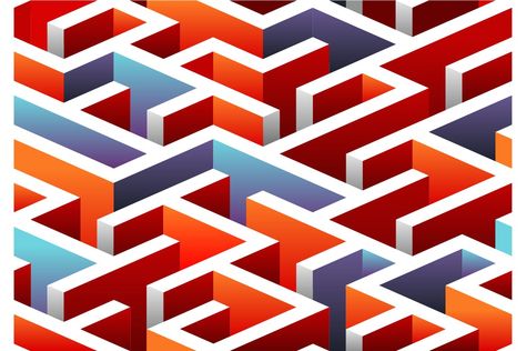 Isometric seamless Maze pattern. by sukmaraga on Envato Elements Maze Graphic Design, Maze Pattern, Woo Commerce Wordpress, Website Builder Free, Shop Layout, Woocommerce Themes, Sketchbook Inspiration, Envato Elements, Premium Wordpress Themes