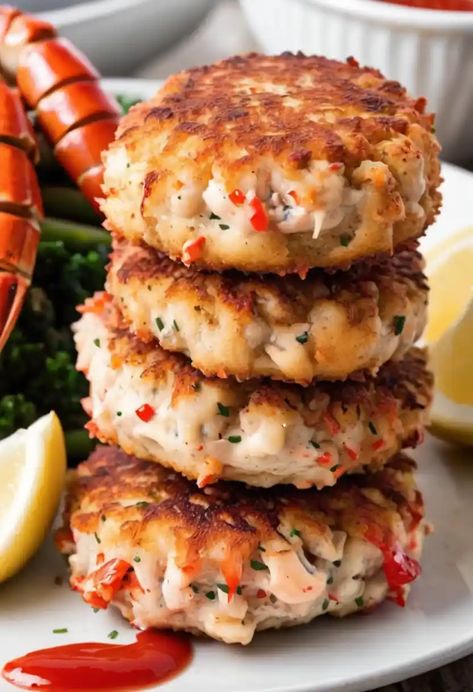 How to Make Crab Cakes Recipe

Ingredients

- 1 pound lump crab meat
- 1/2 cup breadcrumbs
- 1/4 cup mayonnaise
- 1/4 cup diced bell pepper
- 1/4 cup diced onion
- 1 tablespoon Dijon mustard
- 1 teaspoon Worcestershire sauce
- 1 teaspoon Old Bay seasoning
- 1/2 teaspoon salt
- 1/4 teaspoon black pepper
- 1 large egg
- 2 tablespoons fresh parsley, chopped
- Oil for frying

Full Cooking Instructions on... Bumble Bee Crab Meat Recipes, Crab Cakes Eggs Benedict, How To Make Crab Cakes, Lump Crab Cakes Recipe, Lump Crab Meat Recipes, Crab Cake Benedict, Crab Cakes Recipe, Lump Crab Cakes, Lump Crab Meat