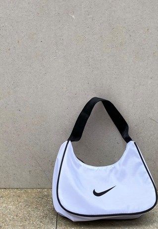 Shoulder Bag Nike, Trendy Bags 2023, Nike Handbag, Nike Tote Bag, Nike Shoulder Bag, Nike Purses, Nike Bag, Bag Nike, Reworked Nike