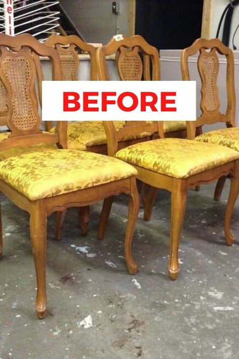 Old Dinning Chairs Makeover, Vintage Dining Chairs Makeover, Painting Dining Room Chairs, Dining Chairs Makeover, Wooden Chair Makeover, Dining Room Chairs Makeover, Vintage Chairs Makeover, Tranquil Spaces, Refinished Chairs