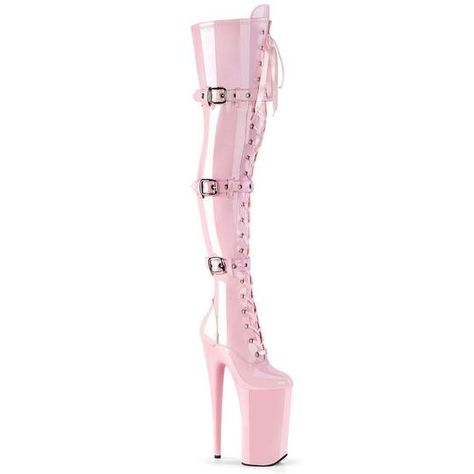 Sexy High Heel Boots | Platform and Stiletto Boots | SexyShoes | SEXYSHOES.COM Bedroom Heels, 10 Inch Heels, High Heel Stiefel, Extreme High Heels, Pink Platforms, Pleaser Shoes, Light Up Shoes, Killer Heels, Thigh Boot