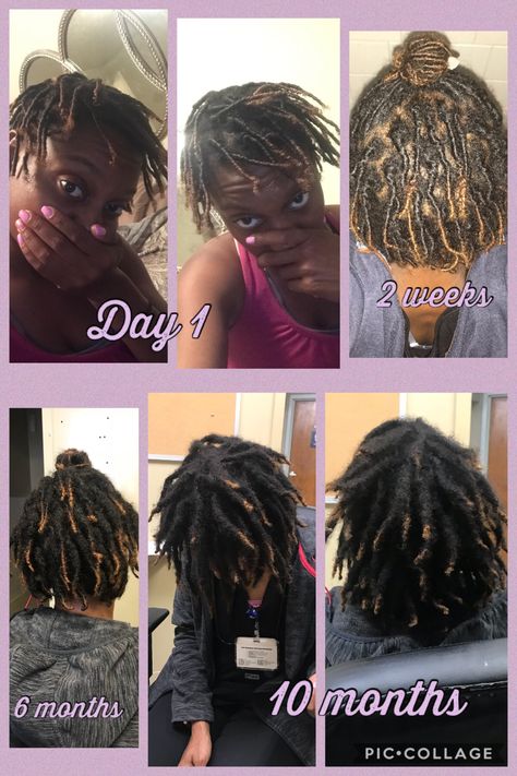 Loc progress.... 10 month anniversary #locs #locjourney #anniversary #dreadlocs #dreads #thicklocs #babylocs Loc Progression, Loc Journey Progress, 10 Month Anniversary, Loc Progress, Month Anniversary, Locs Styles, Hairstyle Inspo, Loc Journey, Hair Crush