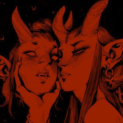 Orange Demon Aesthetic, Demon Aesthetic, Red Aesthetic Grunge, Arte Grunge, Red Icons:), Wow Art, Creepy Art, Aesthetic Grunge, Red Aesthetic