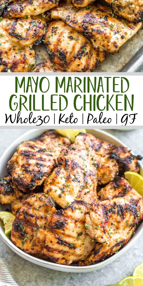 Whole 30 Chicken Marinade For The Grill, Keto Chicken Thigh Marinade, How To Marinate Chicken For Grill, Hormone Balancing Chicken Recipes, Mayo Marinade For Chicken, Chicken Thigh Grill Marinade, Chicken Thigh Grill, Grilled Chicken Recipes On Stove, Chicken Marinades For The Grill