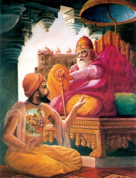 Dhrtarastra inquires from Sanjaya about the events of the battle. Krishna Avatar, Krishna Drawing, Pictures Of Shiva, The Mahabharata, Bhakti Yoga, Hinduism Art, Vedic Art, Hindu Mythology, Krishna Radha Painting