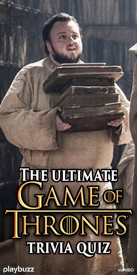 The ultimate Game of Thrones trivia quiz ******** Playbuzz Quiz Quizzes Buzzfeed Quiz Game of Thrones Trivia Quiz Jaime Lannister Final Season 8 Sam Tarly Game Of Thrones Quiz, Mind Blowing Theories, Stranger Things Quiz, Hard Quiz, Couples Quizzes, House Quiz, Quizzes Buzzfeed, Game Of Thrones Facts, Game Of Thrones Party