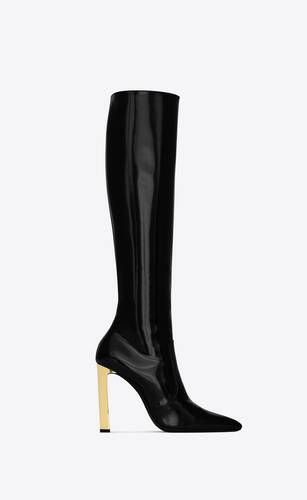 Ysl Boots, Black Knee Boots, African Prom Dresses, Womens Designer Boots, Charlotte Gainsbourg, Yves Saint Laurent Shoes, High Leather Boots, Beautiful Boots, The Saint