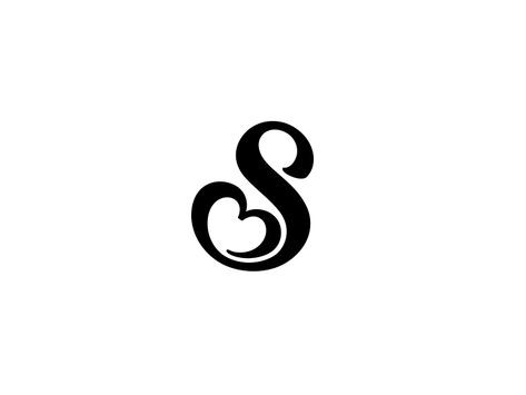 S for SchenkYou Logotype S Tatoos Letter, S Tattoo Designs Letter, Letter S Designs, Letter S With Heart, S Name Tattoo Designs, S Design Letter Logo, S Letter Tattoo Design, The Letter S Design, Letter S Logo Fonts