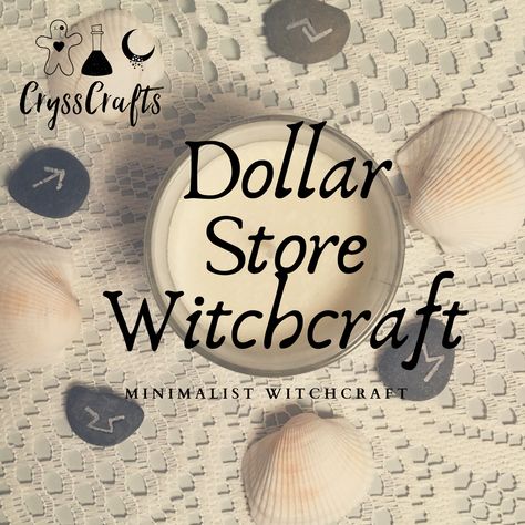 Dollar Store Witchcraft, Witchcraft Diy, Witchcraft Decor, Witchcraft Altar, Witch Supplies, Wiccan Crafts, Wiccan Decor, Wiccan Magic, Online Psychic