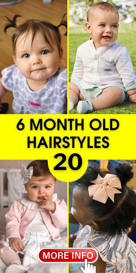 Finding the right 6 month old hairstyles can be a delightful journey. These styles are perfect for your baby boy or girl, especially if you're looking for hairstyles suitable for a Black baby. From playful to elegant, these hairstyles are sure to make your baby look even more adorable. 6 Month Baby Hairstyles Girl, 6 Month Old Hairstyles, Cutest Hairstyles, Six Month Baby, Six Month Old Baby, 8 Month Baby, Childrens Hairstyles, Basic Hairstyles, 7 Month Old Baby