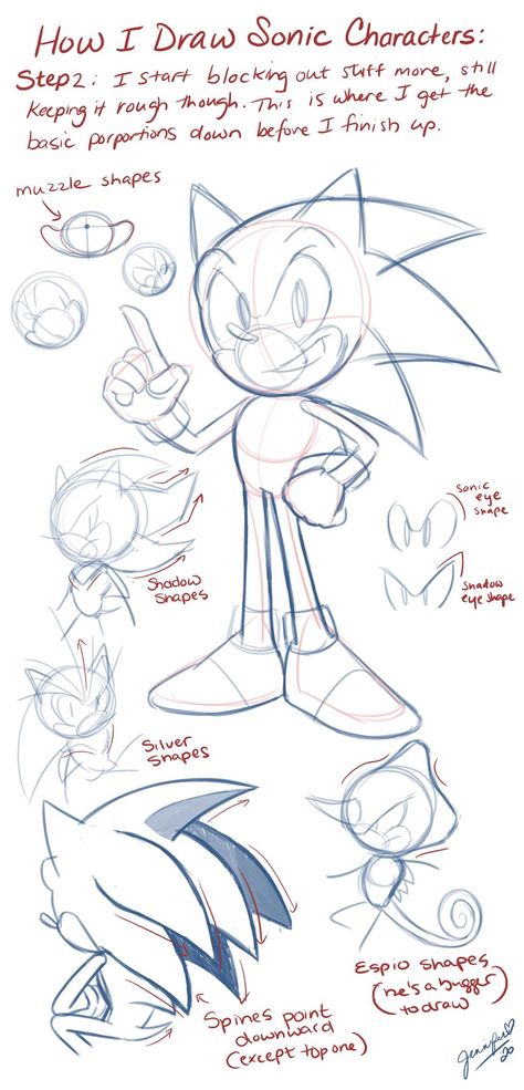 Sonic Tutorial, Draw Sonic, How To Draw Sonic, Hedgehog Drawing, Cartoon Style Drawing, Reference Drawing, Hedgehog Art, Sketches Tutorial, Sonic And Shadow