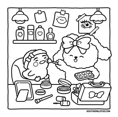 Bobbie Goods Winter Coloring Pages, Cute Drawing Pages, Cosy Colouring Pages, Hygge Coloring Page, Fuzzy Hygge Coloring Book Pages, Cocowyo Coloring Pages, Fuzzy Hygge Coloring Pages, Fuzzy Hygge Coloring Book, Coco Wyo Coloring Pages