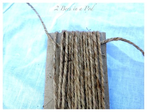 DIY Jute Tassel... - 2 Bees in a Pod Twine Tassel Diy, Jute Tassel Diy, Twine Diy, Rope Diy, Nautical Crafts, Wooden Bead Garland, Tassels Fashion, Rope Crafts Diy, Clever Diy