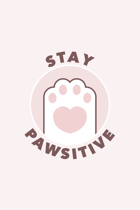 Stay Pawsitive Cat Lover T-Shirt | Cat Paw | Funny Cute Cat Drawing | Simple Cat Paw Drawing | Cute Art | Kawaii Art | #cat #funny #goodvibes Cat Paw Drawing, Paw Wallpaper, Paw Drawing, Stay Pawsitive, Paw Art, Arte Do Kawaii, Cute Cat Drawing, Art Kawaii, Cat Paw Print