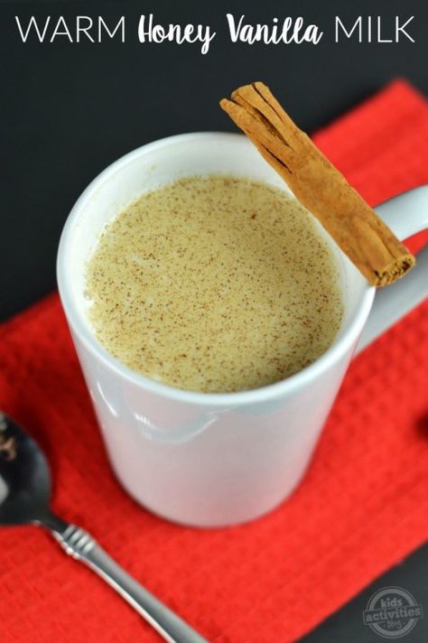 How to Get Kids on Sleep Schedule with Warm Honey Vanilla Milk Warm Milk Recipe, Vanilla Milk Recipe, Vanilla Milk, Chocolate Caliente, Sleep Schedule, Healthy Smoothie, Warm Milk, Milk Recipes, Healthy Nutrition