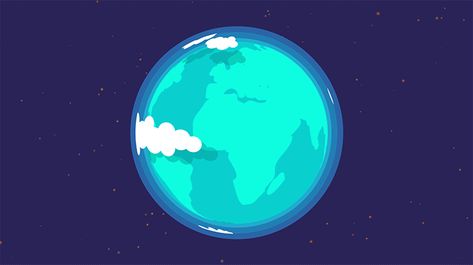 Earth Illustration Design, Earth Animation, Animated Earth, Space Clouds, Earth Gif, Earth Logo, Earth Photography, Earth Drawings, Learn Animation