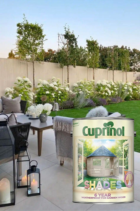 Explore the top 13 fence color ideas that can transform your backyard into a welcoming retreat; our guide features the latest trends, including Cuprinol garden shades. Natural Stone Cuprinol, Cuprinol Muted Clay, Fence Color Ideas, Fence Colour Ideas, Cuprinol Natural Stone, Cuprinol Garden Shades, Garden Care Tips, Cozy Balcony, Charming Cottage