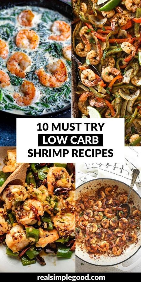 Shrimp And Chicken Recipes, Shrimp Crockpot, Shrimps Recipes, Recipes With Shrimp, Shrimp And Spinach Recipes, Shrimp Ideas, Creamy Garlic Shrimp Recipe, Low Carb Shrimp, Easy Shrimp Recipes