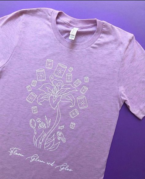 https://www.etsy.com/sg-en/listing/1179139546/ Tangled Shirt, Rapunzel Shirt, Flower Gleam And Glow, Tangled Rapunzel, Disney Outfits, Unisex Shirts, Rapunzel, Tangled, Bella Canvas