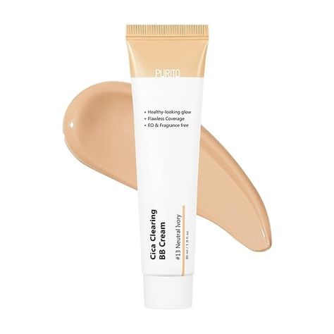 Amazon.com: PURITO Cica Clearing BB Cream #13 Neutral Ivory 1 fl.oz / 30ml, Vegan bb cream, foundation, cruelty free : Beauty & Personal Care Aesthetic Cosmetics, Honey Beauty, Bb Cream Foundation, Skincare Sale, Bronze Tan, Eyebrow Mascara, Dry Brittle Hair, Skin Care Benefits, Hair Concerns