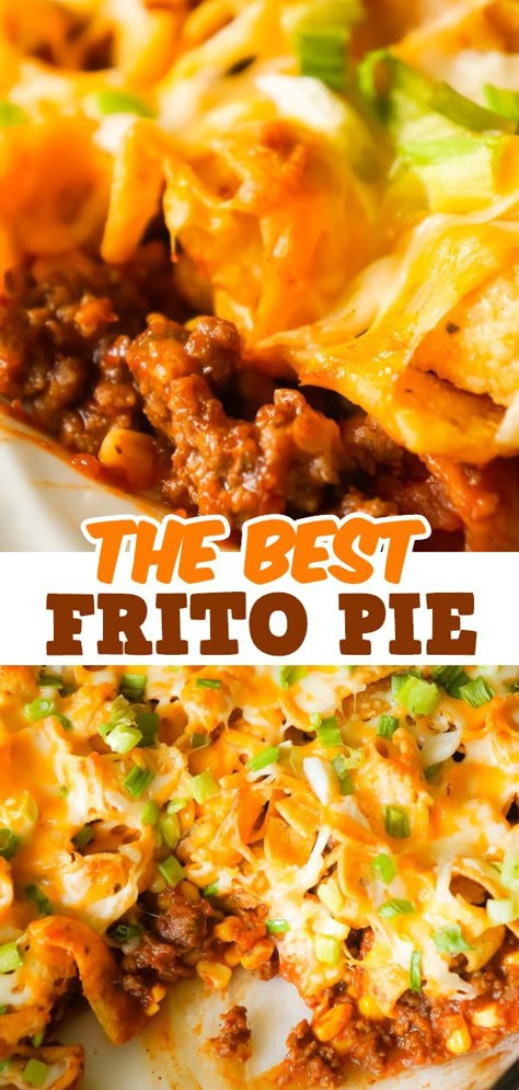 Chili Base, Frito Recipe, Easy Ground Beef Dinner, Frito Pie Recipe, Dinner Sandwich, Beef Recipes For Dinner Easy, Frito Pie, Easy Ground Beef, Ground Beef Recipes Healthy