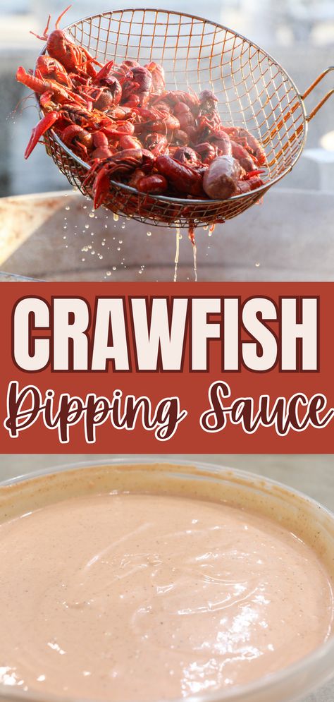 Looking for a the perfect dip for you boiled crawfish? This crawfish dipping sauce is so simple to make! Use this recipe for a large crawfish boil or adjust for a smaller crowd. #crawfishdip #boiledcrawfish #crawfishdippingsauce #cajunrecipes Dipping Sauce For Crab Boil, Crawfish Boil Games, Crawfish Boil Ideas, Crawfish Boil Drink Ideas, Low Country Boil Dipping Sauce, Cajun Crawfish Dip, Crawfish Butter Dipping Sauce, Dipping Sauce For Shrimp Boil, Crawfish Boil Sauce