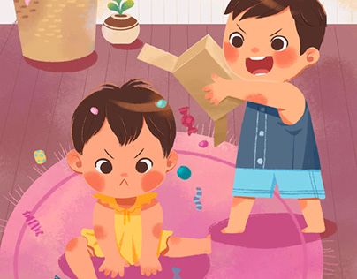 Book Illust, Child Reference, Book Illustration Design, Direction Illustration, Digital Art Drawing, Illustration Art Kids, Baby Illustration, Kids Vector, Figure Reference